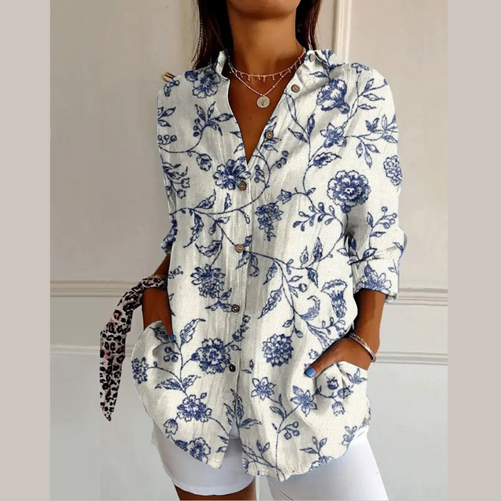 Natalie™ | MAËLI Cotton Blouse