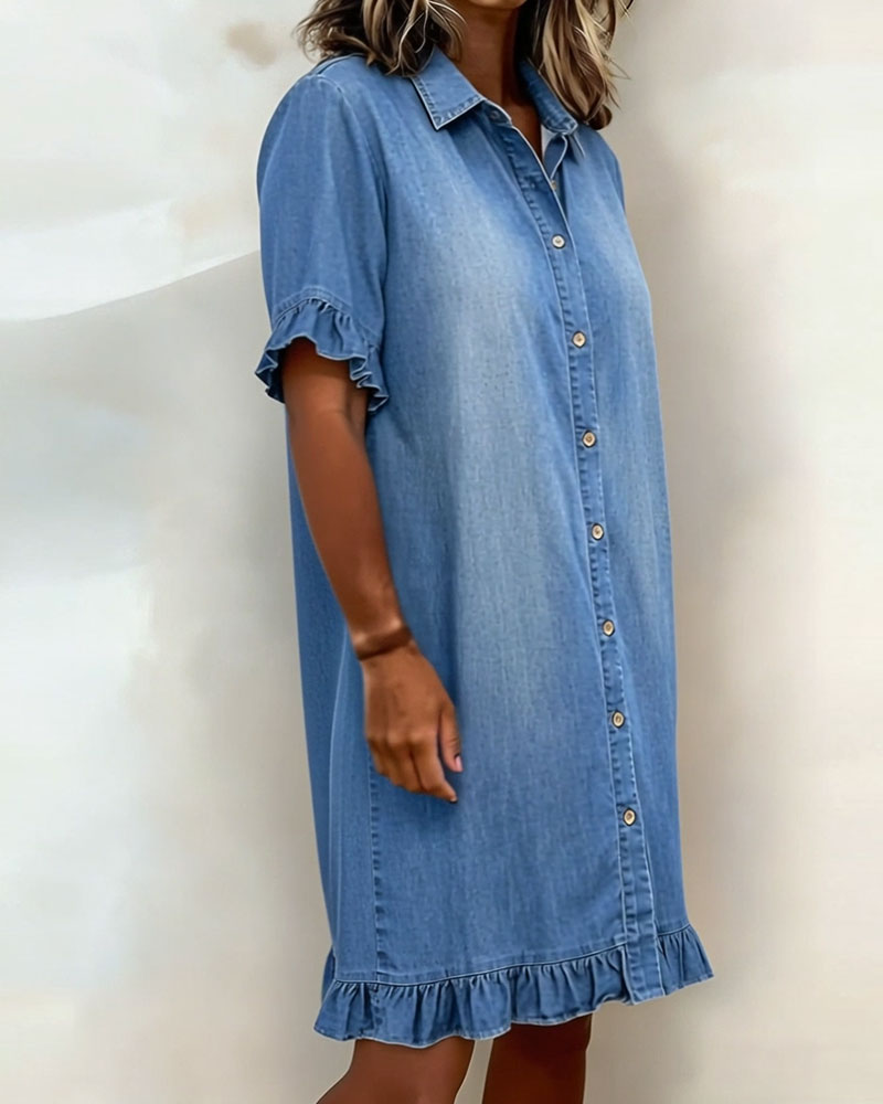 Luna™ | Comfortable Denim Dress