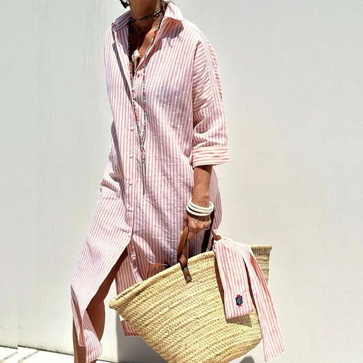 Madison™ | Summer Dress with Elegant Stripes