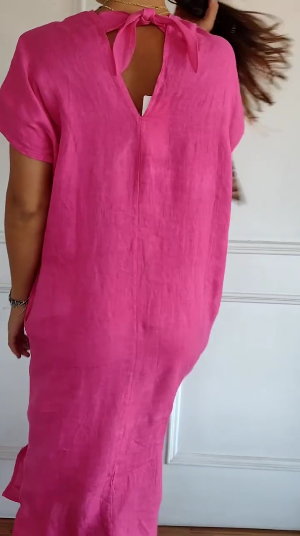 Evelyn™ | Greece Tummy Flattering Dress