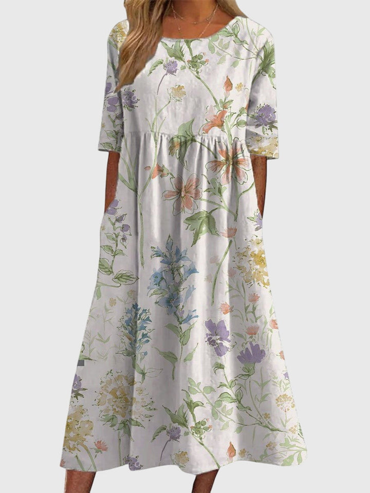Brittany™ | Lynley Relaxed Midi Dress