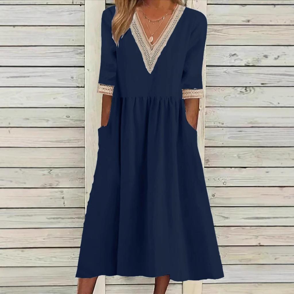 Alyssa™ | Lynda Lace Collar Dress