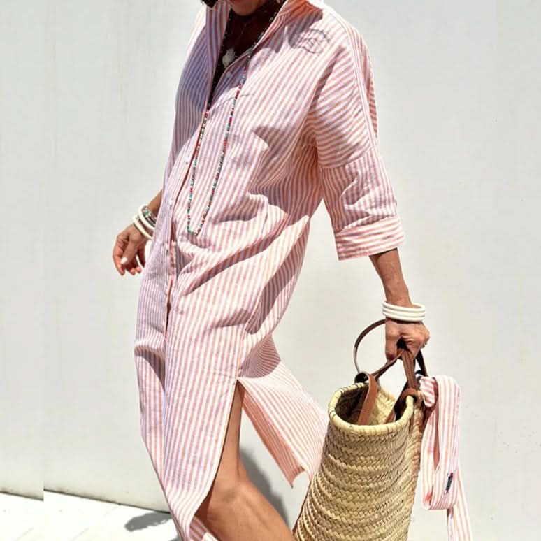 Madison™ | Summer Dress with Elegant Stripes