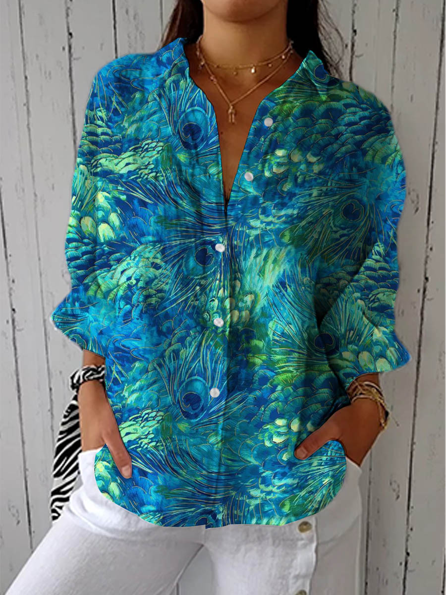 Brooklyn™ | Peacock Grace Blouse