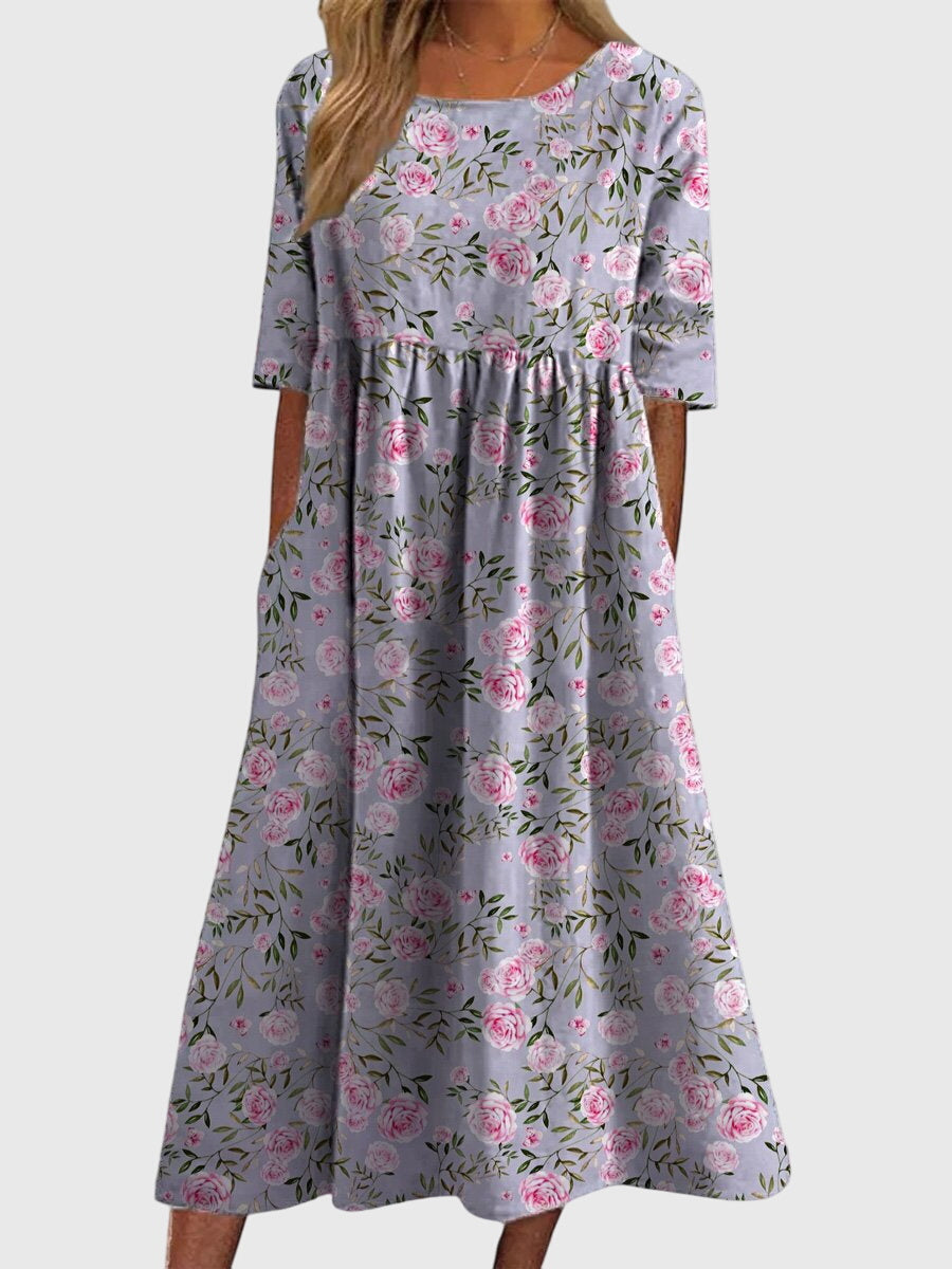 Brittany™ | Lynley Relaxed Midi Dress