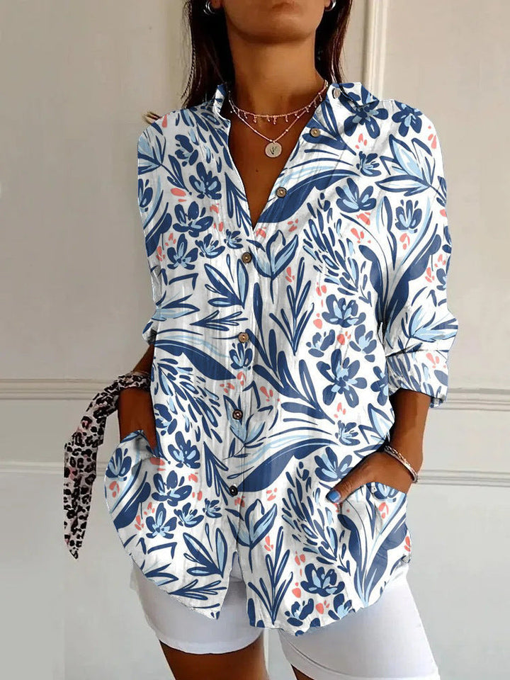 Natalie™ | MAËLI Cotton Blouse