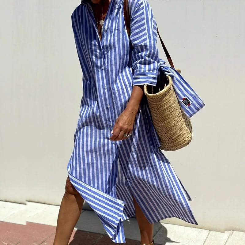 Madison™ | Summer Dress with Elegant Stripes