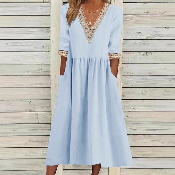 Alyssa™ | Lynda Lace Collar Dress