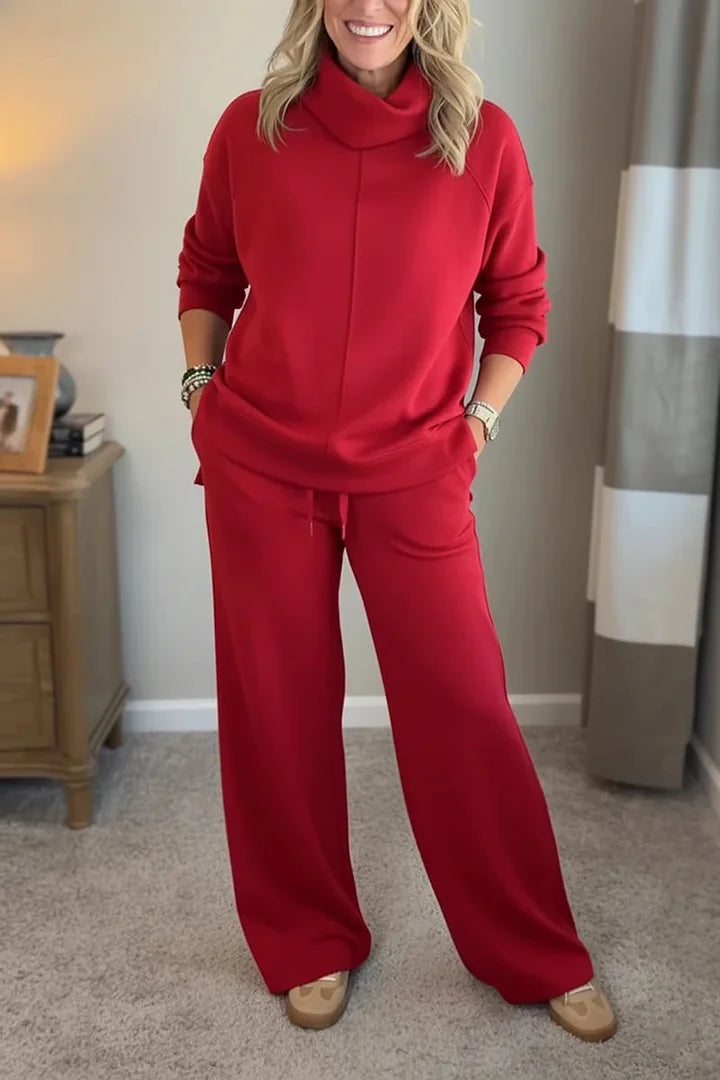 Abigail™ | Casual Turtle-neck 2 Piece