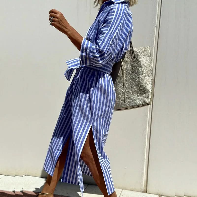 Madison™ | Summer Dress with Elegant Stripes