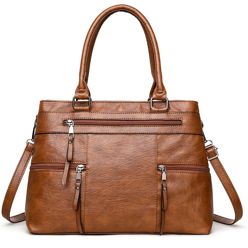 Evelyn™ | Leather Tote Bag