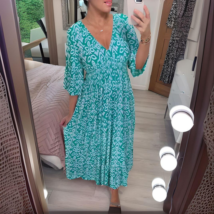 Charlotte™ | Lacey Boho Printed Dress