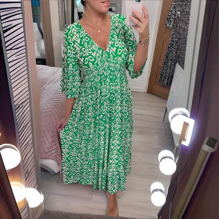 Charlotte™ | Lacey Boho Printed Dress