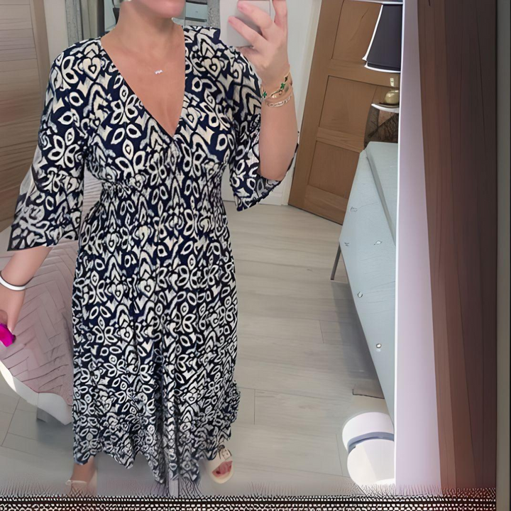 Charlotte™ | Lacey Boho Printed Dress