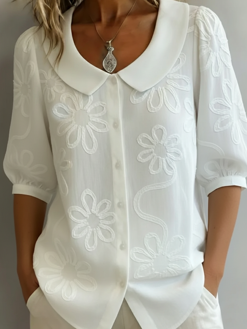 Emma™ | Elegant Floral Blouse