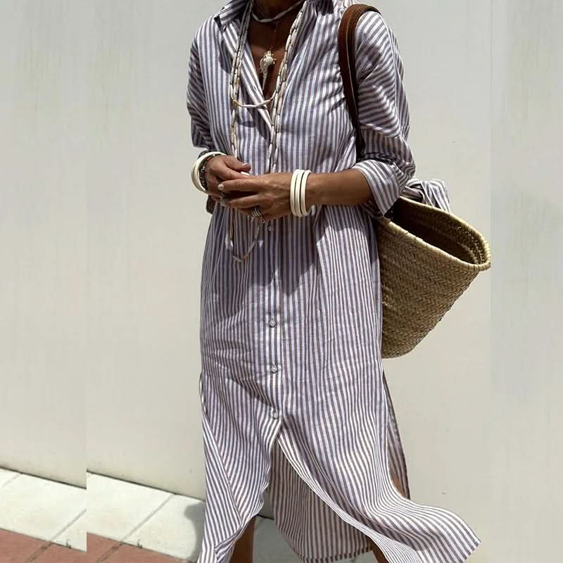 Madison™ | Summer Dress with Elegant Stripes