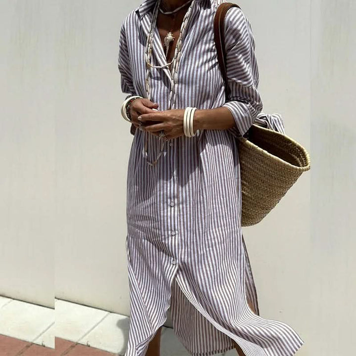 Madison™ | Summer Dress with Elegant Stripes