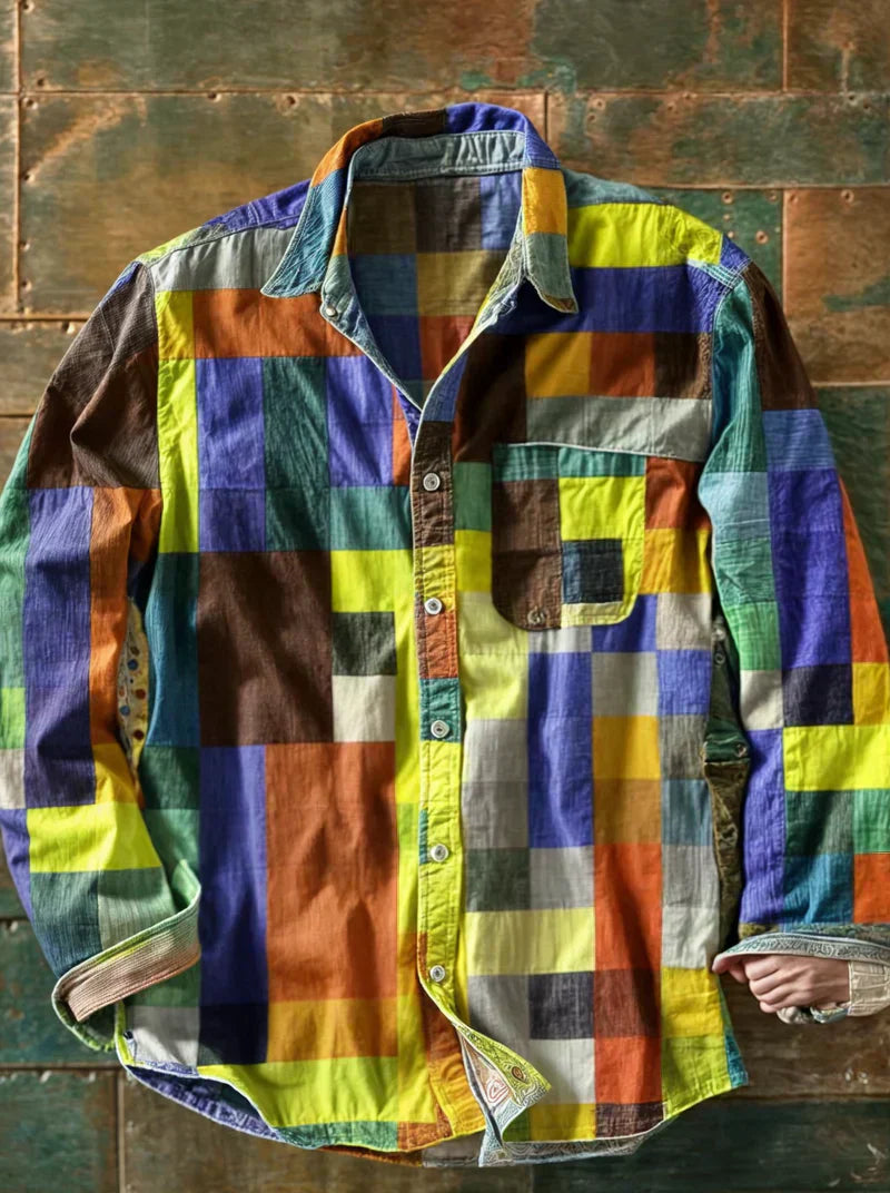 Aron™ | Patchwork Pocket Shirt