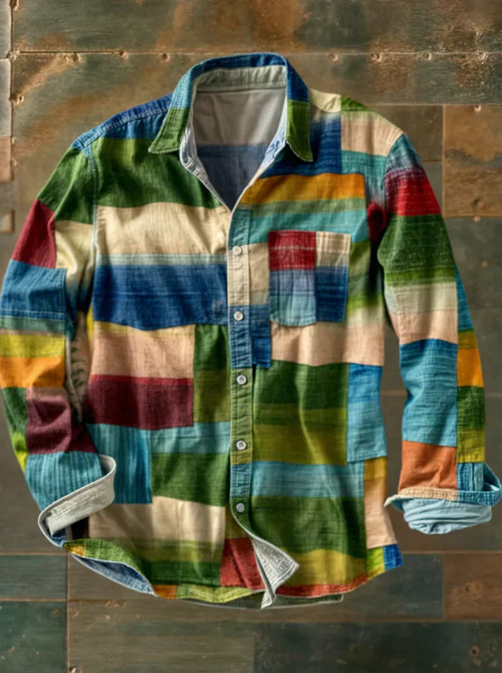 Aron™ | Patchwork Pocket Shirt