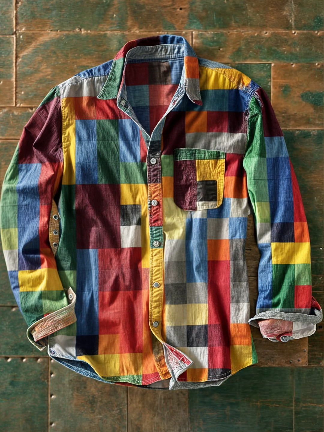 Aron™ | Patchwork Pocket Shirt