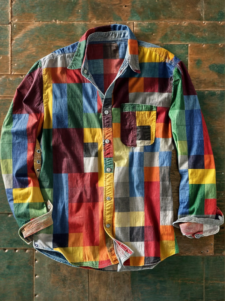 Aron™ | Patchwork Pocket Shirt