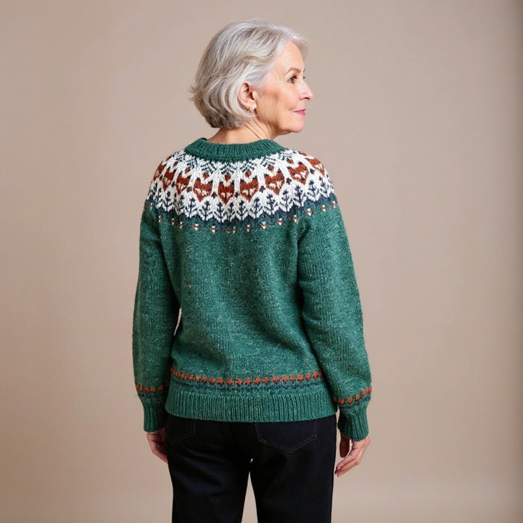 Chloe™ | Vintage Icelandic Cardigan