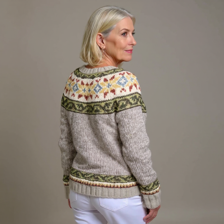Penelope™ | Autumn Vintage Icelandic Cardigan