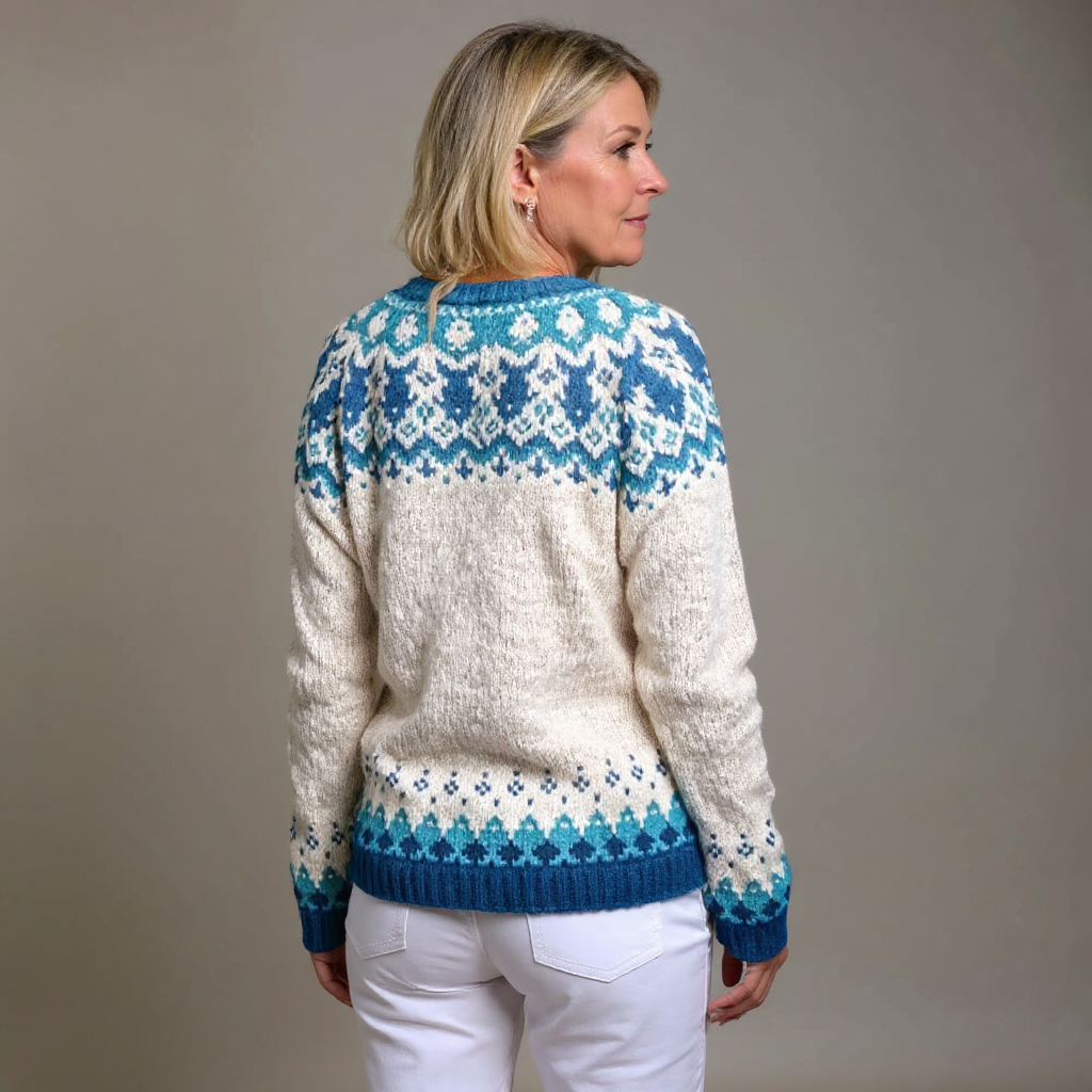 Mia™ | Vintage Icelandic Cardigan