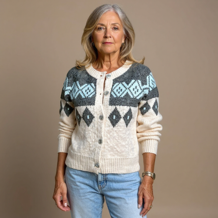 Leah™ | Vintage Icelandic Cardigan