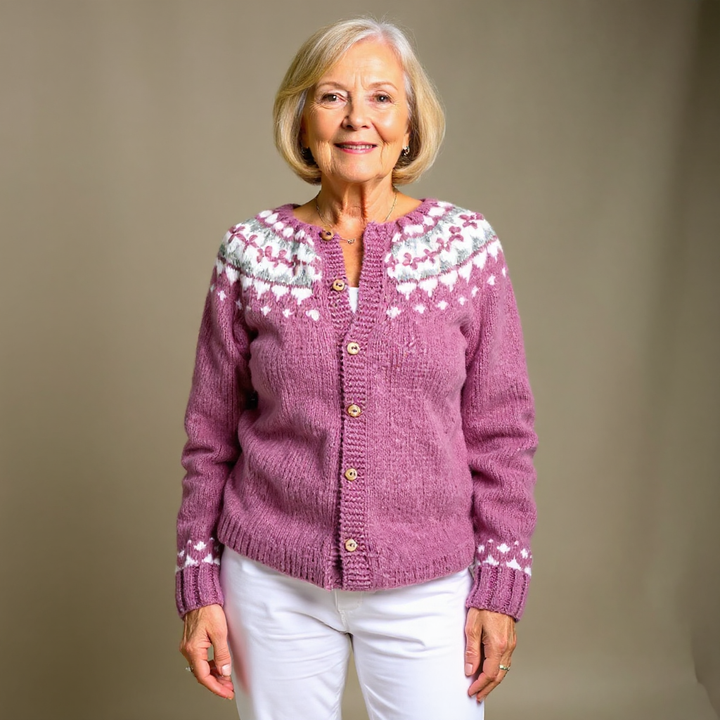 Chloe™ | Vintage Icelandic Cardigan