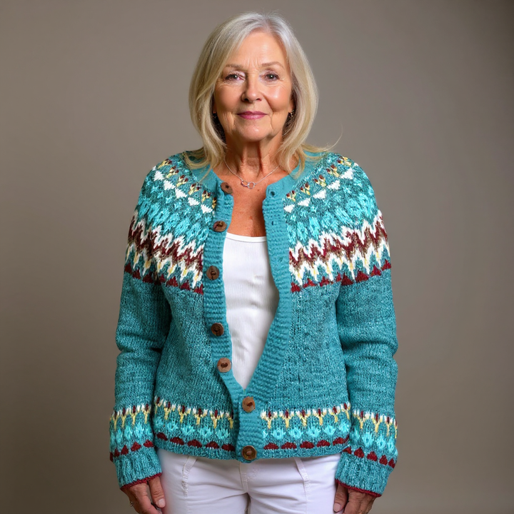 Claire™ | Vintage Icelandic Cardigan