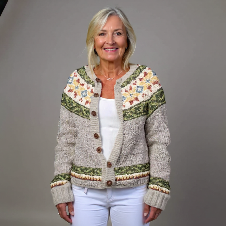 Penelope™ | Autumn Vintage Icelandic Cardigan
