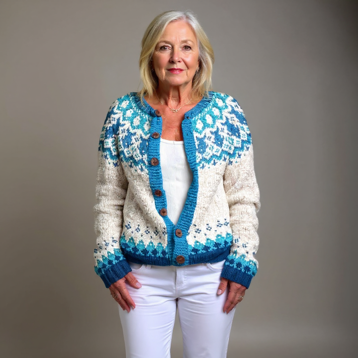 Mia™ | Vintage Icelandic Cardigan