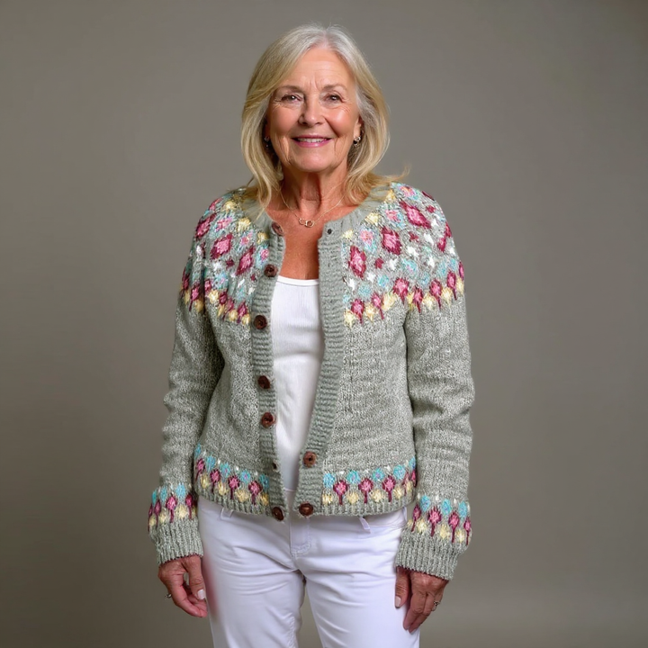 Aurelie™ | Vintage Icelandic Cardigan
