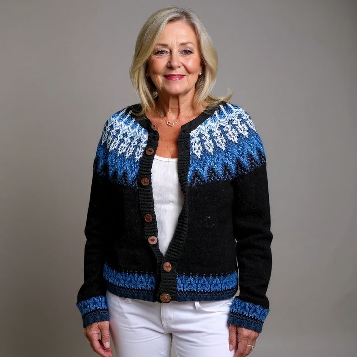 Aaliyah™ | Vintage Icelandic Cardigan