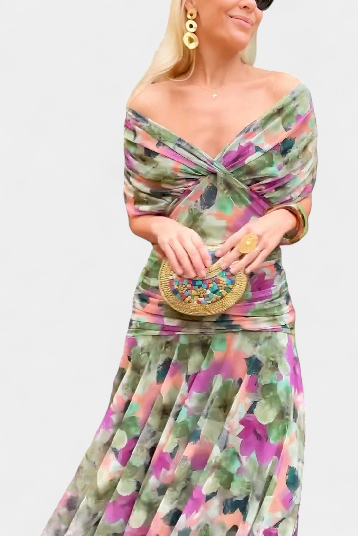 Aurora™ | Elegant Floral Dress