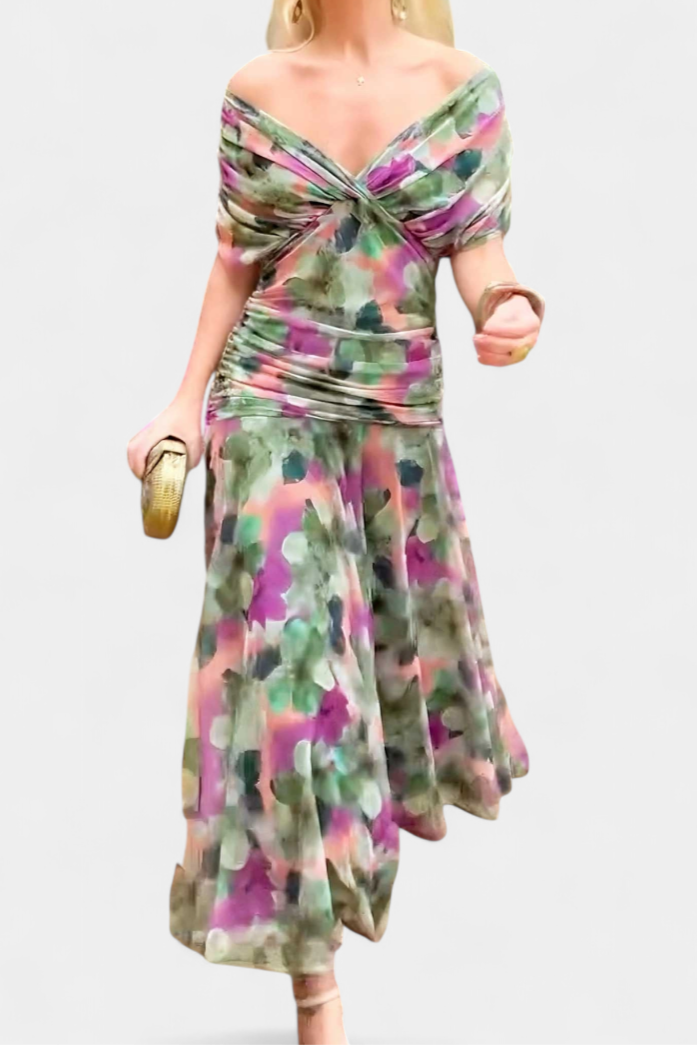 Aurora™ | Elegant Floral Dress