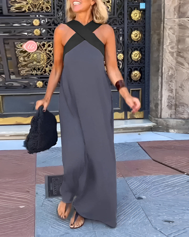 Maude™ | Keira Breathable Crossed Maxi Dress