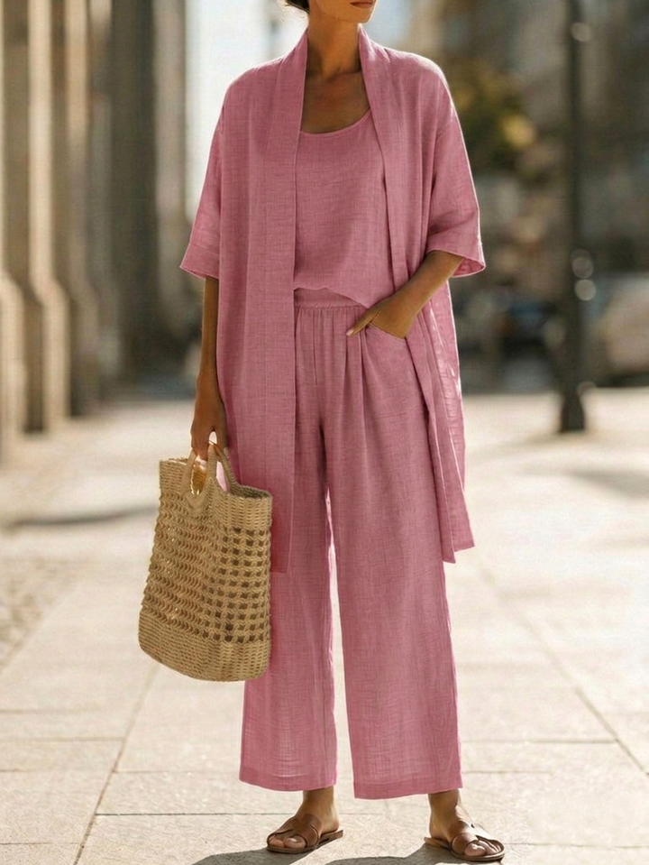 Leah™ | Lightweight Linen Set