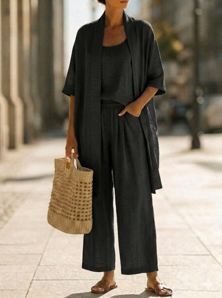 Leah™ | Lightweight Linen Set