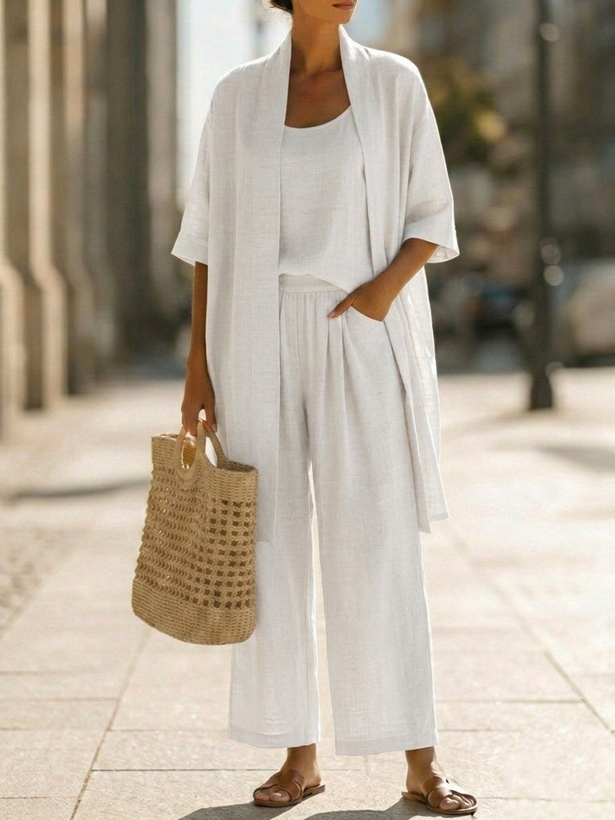 Leah™ | Lightweight Linen Set