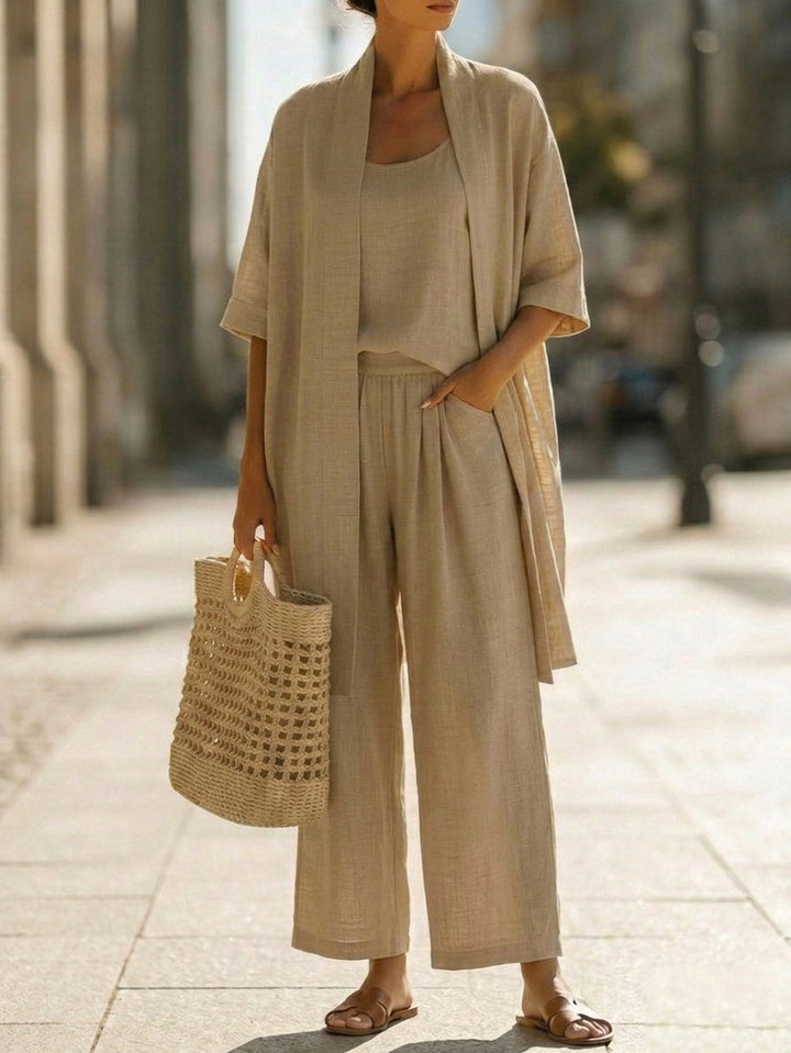 Leah™ | Lightweight Linen Set