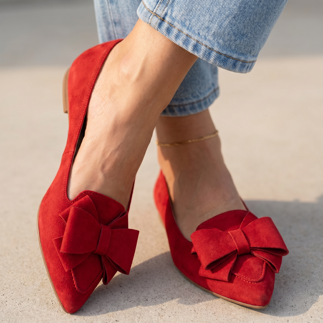 Ruby™ | Bow Block Heel Pumps