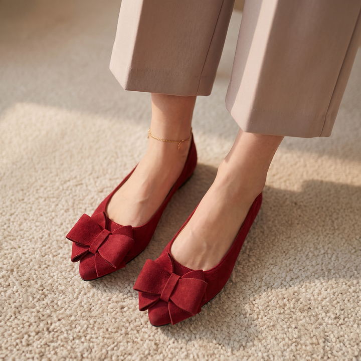 Ruby™ | Bow Block Heel Pumps
