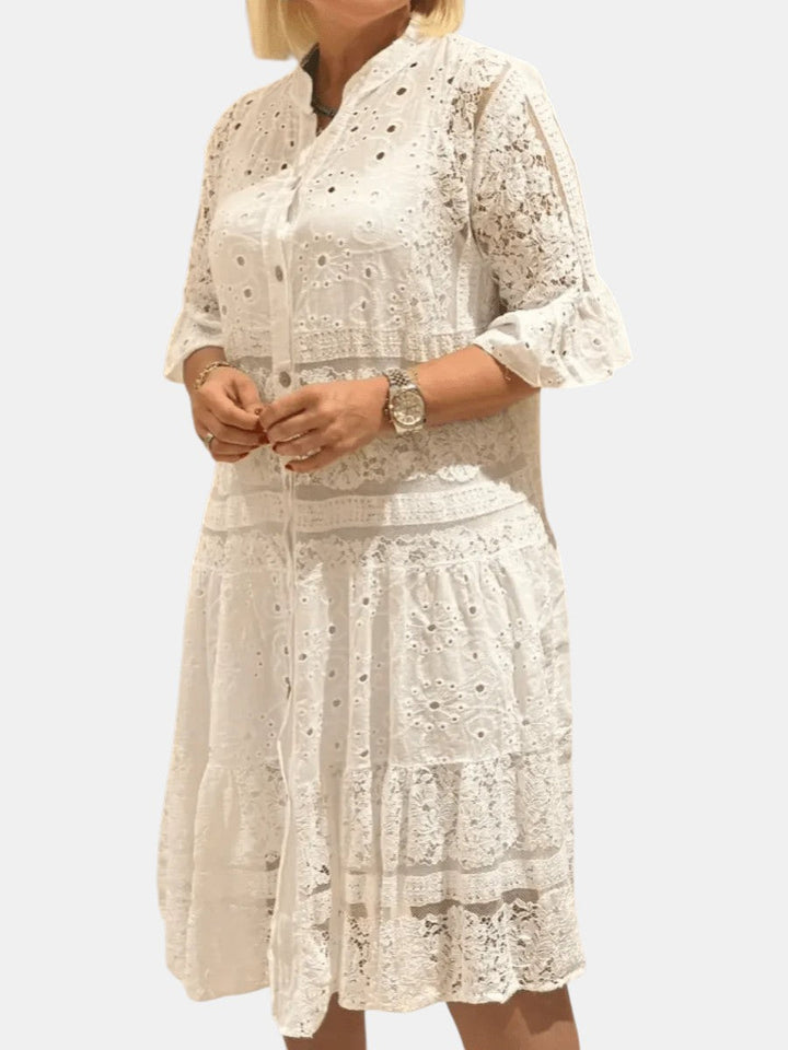 Lillian™ | Floral Midi Dress