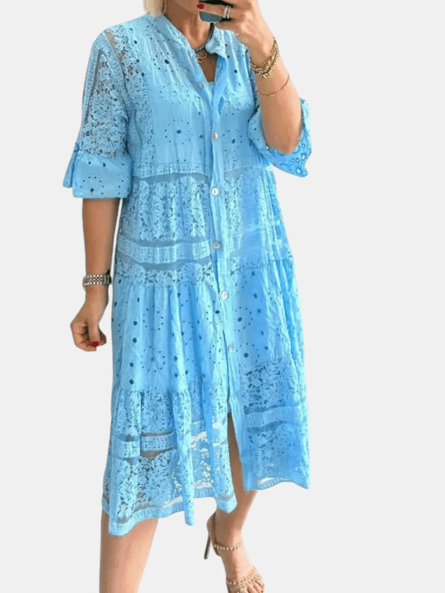 Lillian™ | Floral Midi Dress