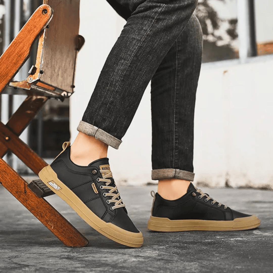 Nora™ | Classic Leather Sneakers