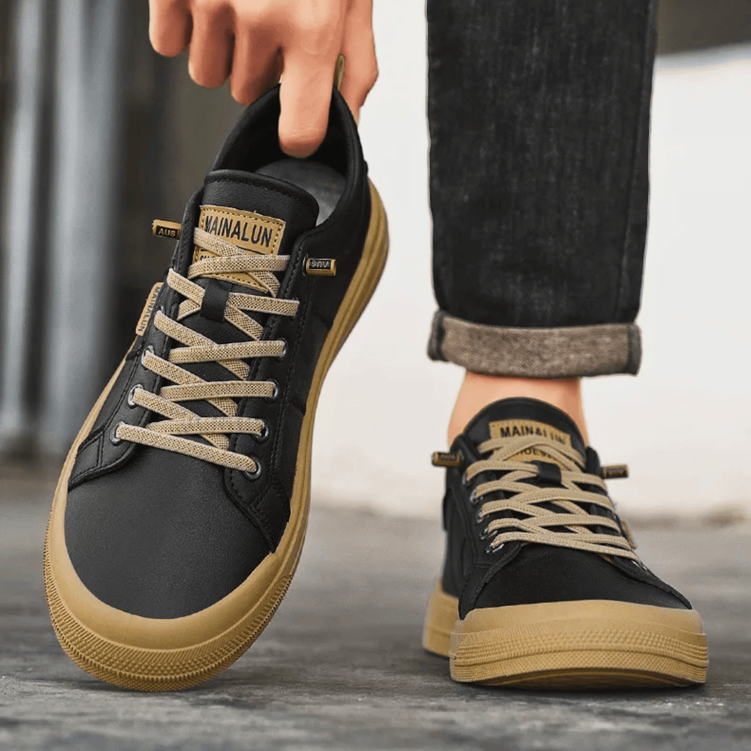 Nora™ | Classic Leather Sneakers