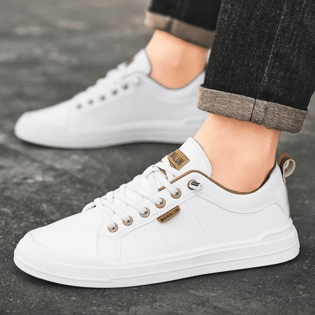 Nora™ | Classic Leather Sneakers