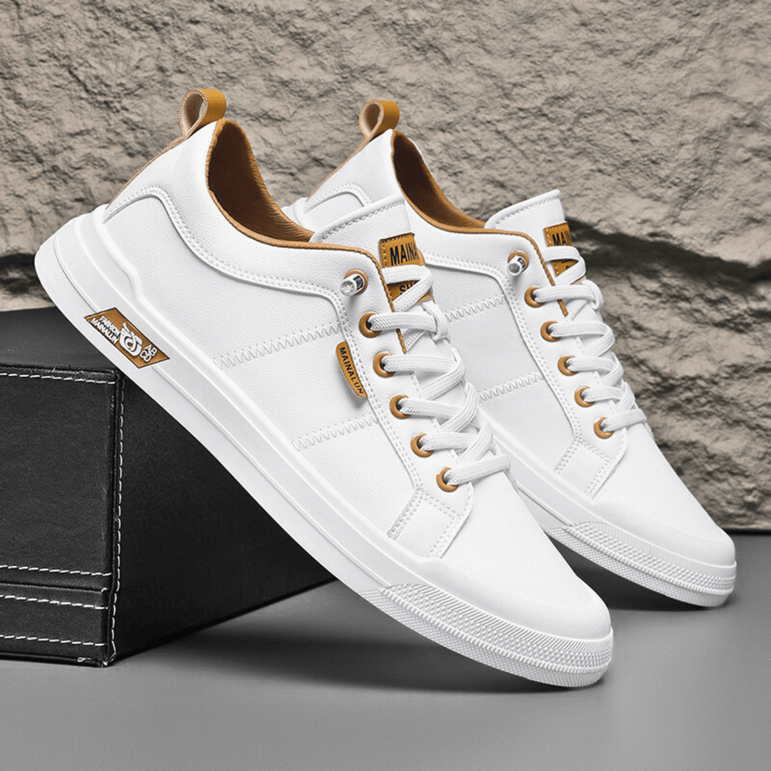 Nora™ | Classic Leather Sneakers